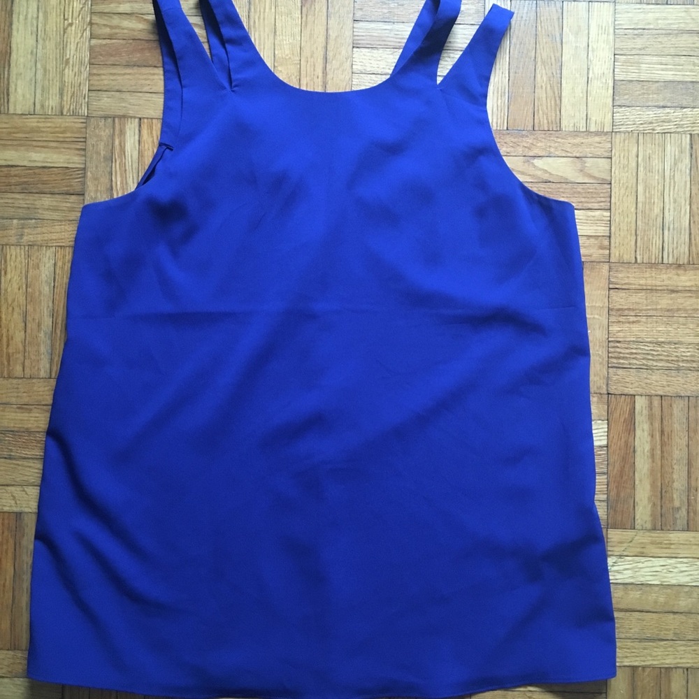 Banana republic royal cobalt blue top
